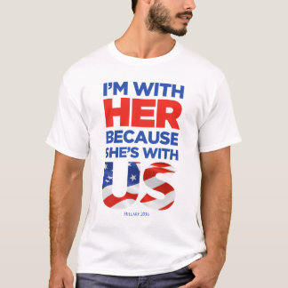 T-shirts Hillary T branco/claro de 2016