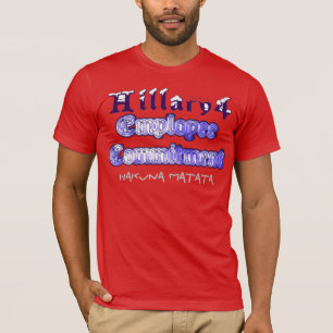 T-shirts Hillary USA presidente de voto Compromisso do func