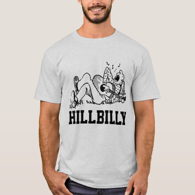 T-Shirts HILLBILLY HOMENS (Frente)