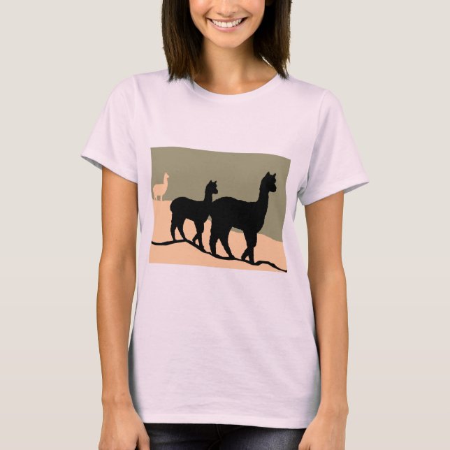 T-shirts Hillside Alpacas (Frente)