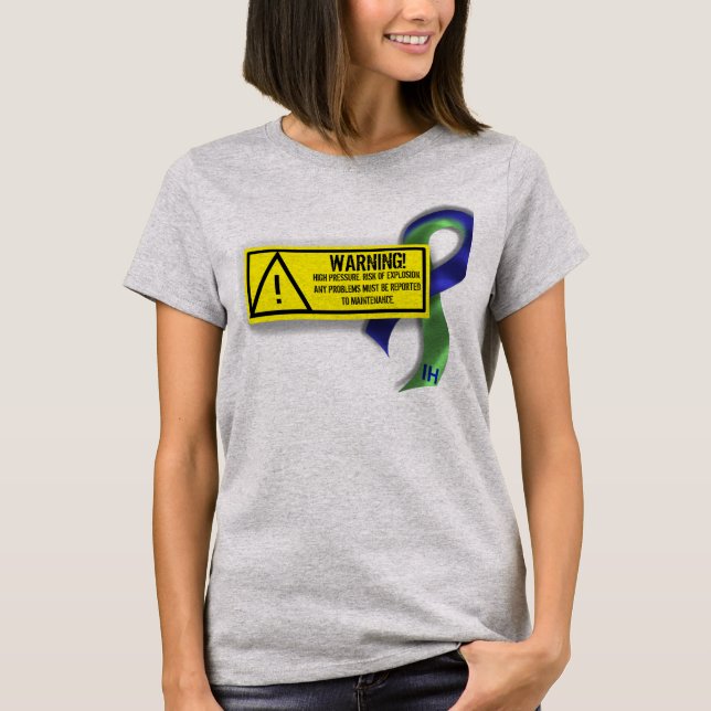 T-shirts Hipertensão Intracranial: Aviso da manutenção (Frente)