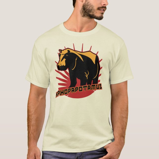 T-shirts hiphopapotamus rhymenocerous (Frente)