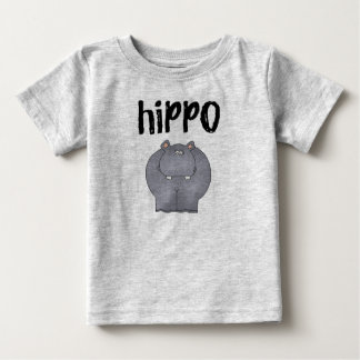 T-shirts Hipopótamo cinzento