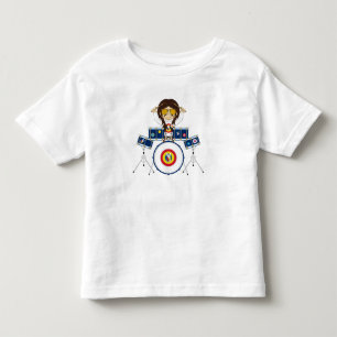T-shirts Hippie Boy com Tambores