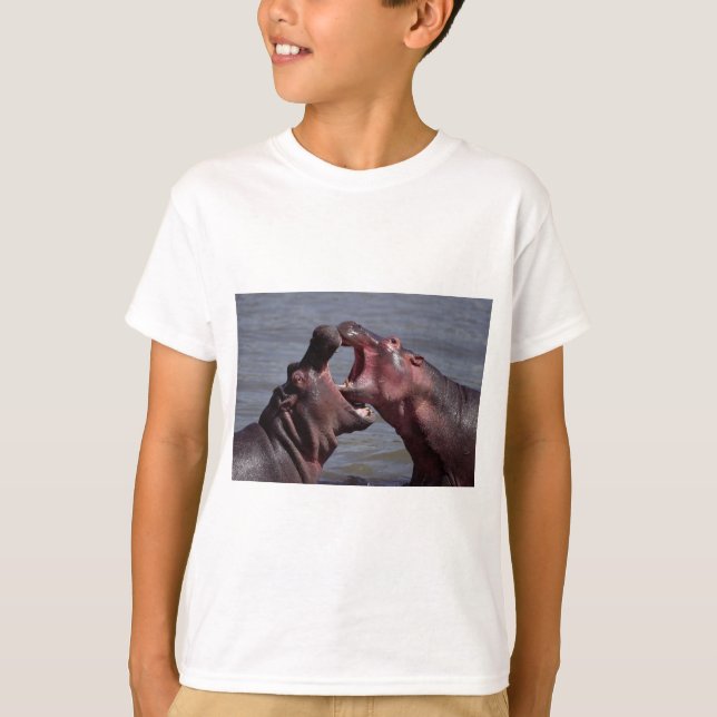 T-shirts hippopotamus (Frente)