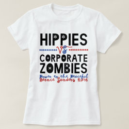 T-shirts Hippys contra zombis incorporados Bernie