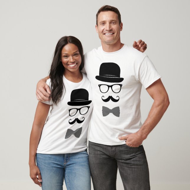 T-shirts Hipster Clássico (Unissex)