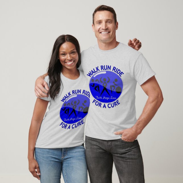 T-shirts Histiocitose Caminha A Correr Para Uma Cura (Unissex)