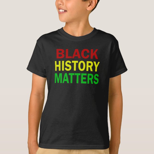 T-shirts História Preta Importa BHM (Frente)