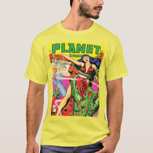T-shirts histórias em quadrinhos do PLANETA SCSI FI, de 194