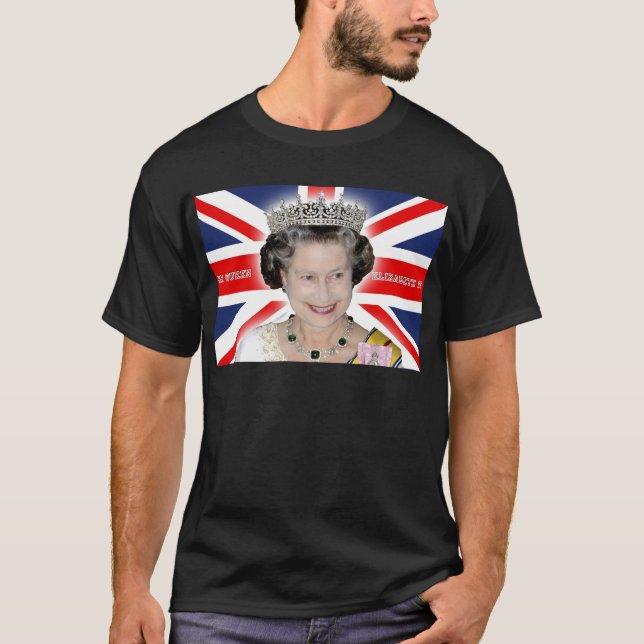 T-shirts HM Queen Elizabeth II - Foto Pro (Frente)