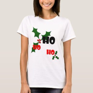 T-shirts Ho Ho Holly & Berries Shirt