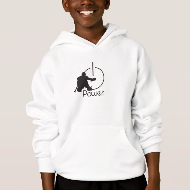 T-shirts Hockey Goalie Hoodie (Frente)