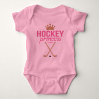 Hockey Princesa Bebê Garota Rosa Criança Roupa de