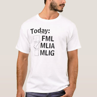 T-shirts Hoje…