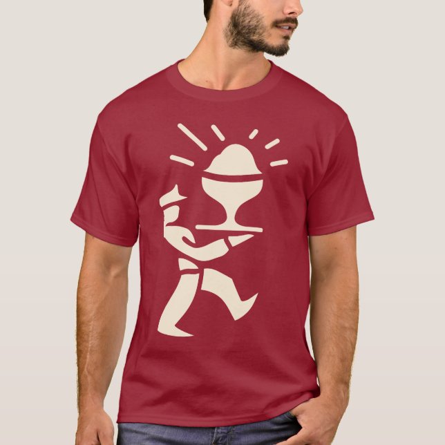T-shirts Homem de creme do PC (batata frita) (Frente)