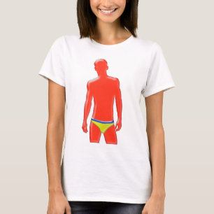 T-shirts Homem de cueca