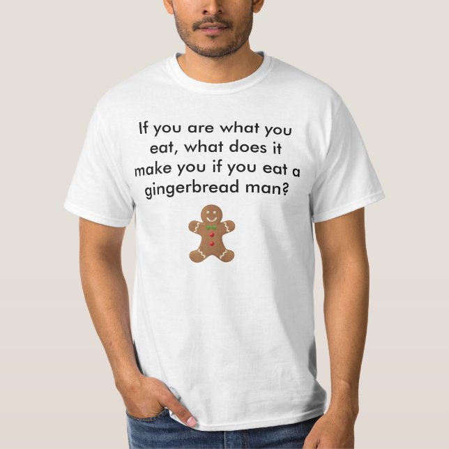 T-shirts homem de pão-de-espécie (Frente)