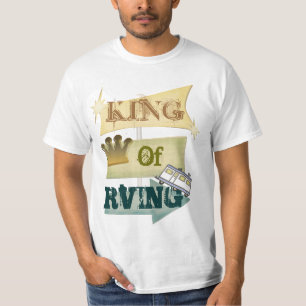 T-shirts Homem do acampamento do Grunge rv/RVING