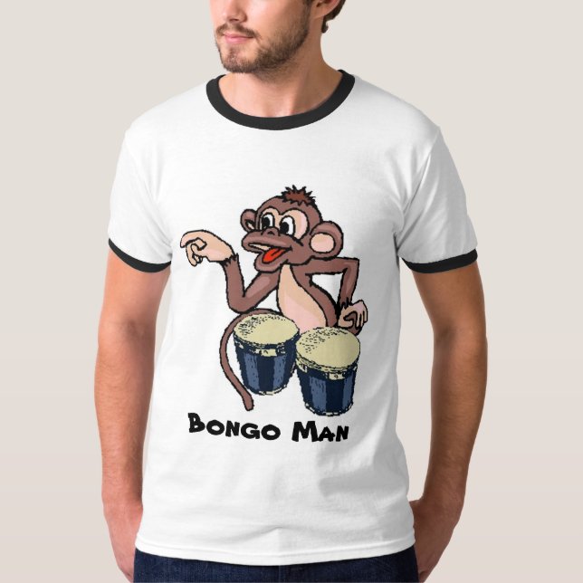 T-shirts Homem dos bongos (Frente)
