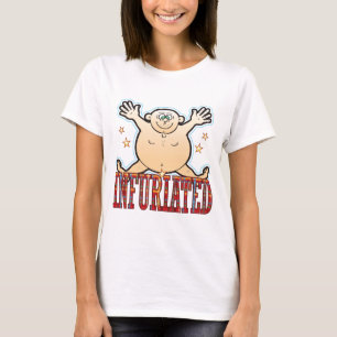 T-shirts Homem gordo enfurecido