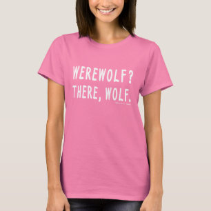 T-shirts Homem-lobo? Lá, lobo