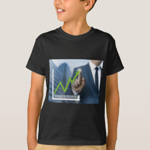 T-shirts Homem mostrando conceito de tela sensível ao preço