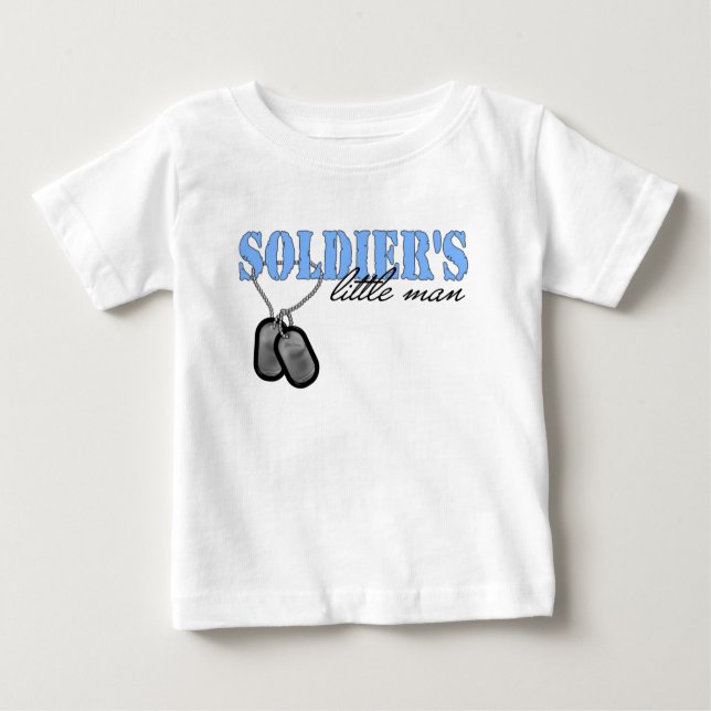 T-shirts Homem Pequeno do Soldado (Frente)