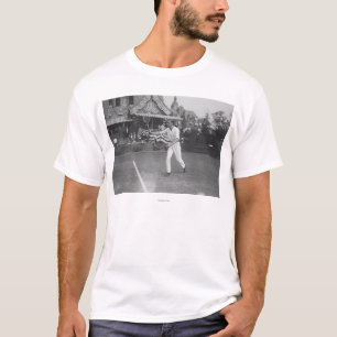 T-shirts Homem que joga o tênis no competiam do Washington