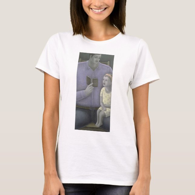 T-shirts Homem que lê à menina 2003 (Frente)