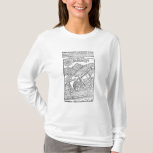 T-shirts Homem que Ploughing um campo