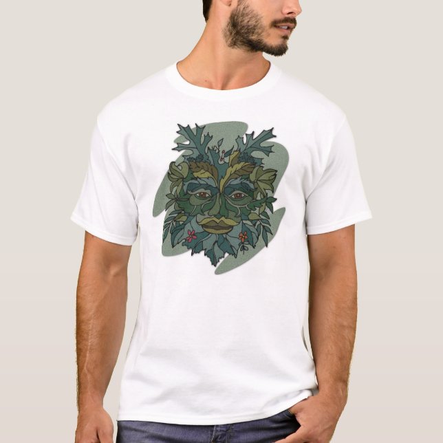 T-shirts Homem verde (Frente)