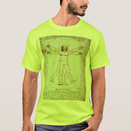 T-shirts Homem Vitruviano por Leonardo da Vinci