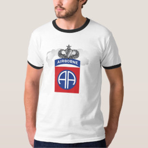 T-shirts Homens 82nd transportados por via aérea todo o T