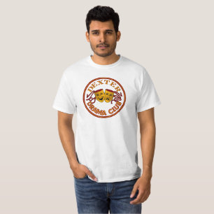 T-shirts Homens básicos do Tshirt do logotipo do drama do