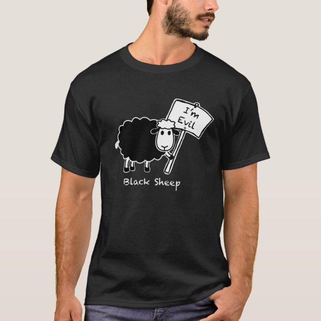 T-shirts Homens das ovelhas negras (Frente)