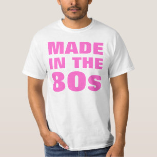 T-shirts Homens feitos no anos 80
