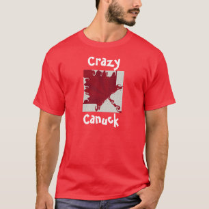 T-shirts Homens LOUCOS de CANUCK
