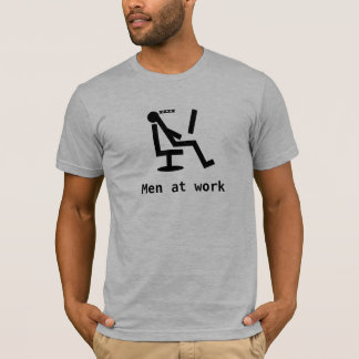 T-shirts Homens no trabalho