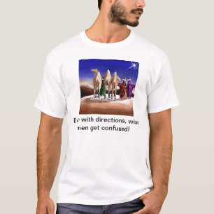 T-shirts Homens sábios confusos