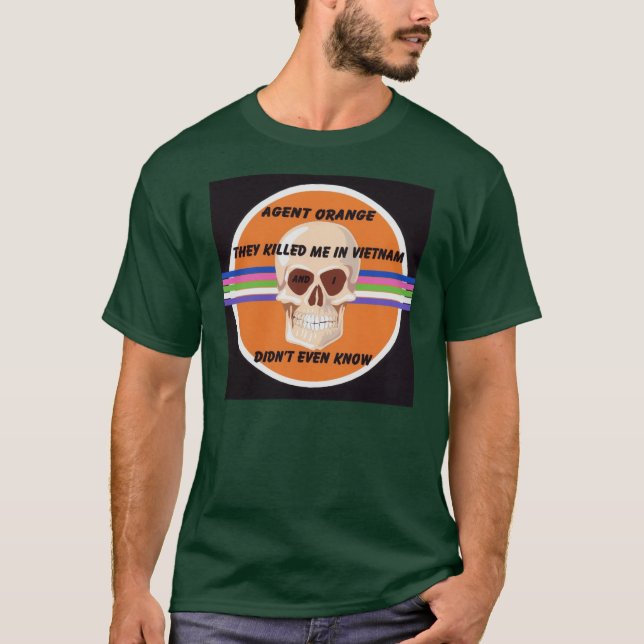 T-shirts Homens, T do protesto de Agent Orange dos (Frente)