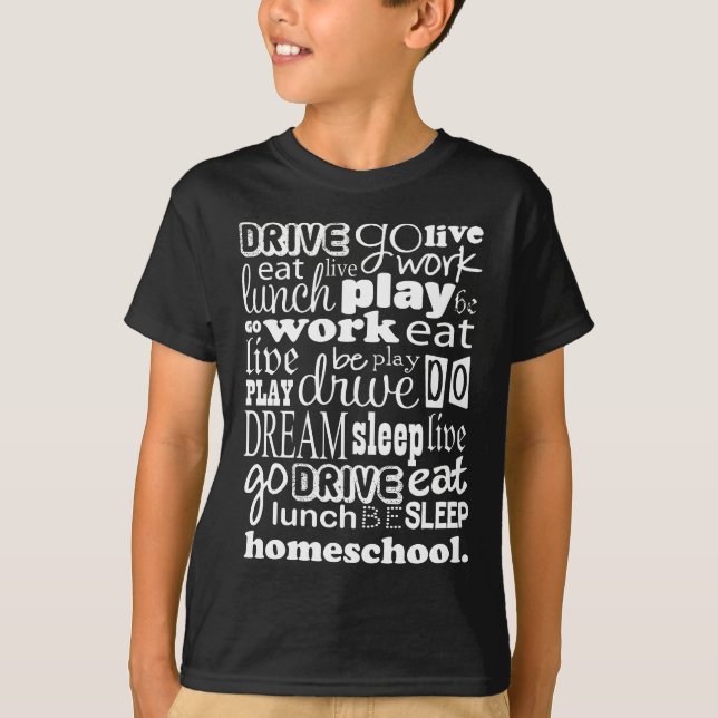 T-shirts Homeschool (Frente)