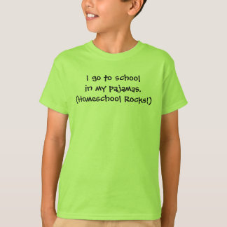 T-shirts Homeschool nos pijamas