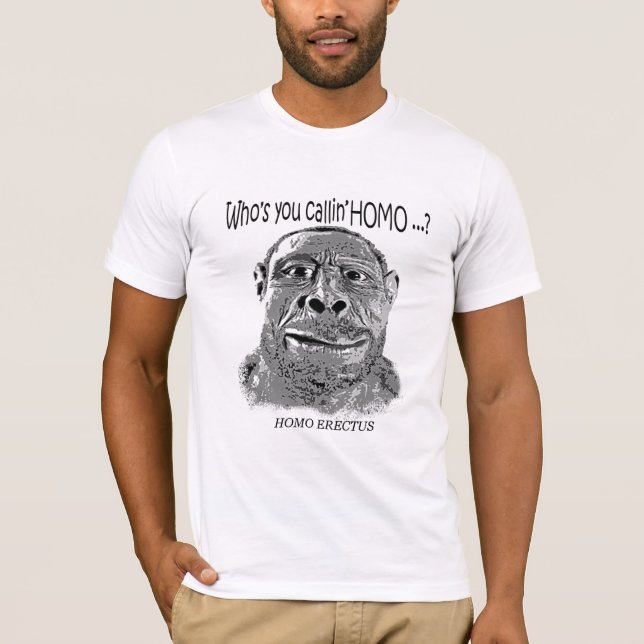 T-SHIRTS HOMO ERECTUS (Frente)