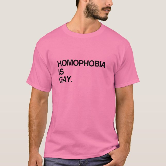 T-SHIRTS HOMOFOBIA É GAY (Frente)