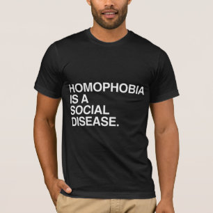 T-SHIRTS HOMOFOBIA É UMA DOENÇA SOCIAL