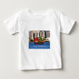 T-shirts Hong Kong Sampan O Pérola do Oriente