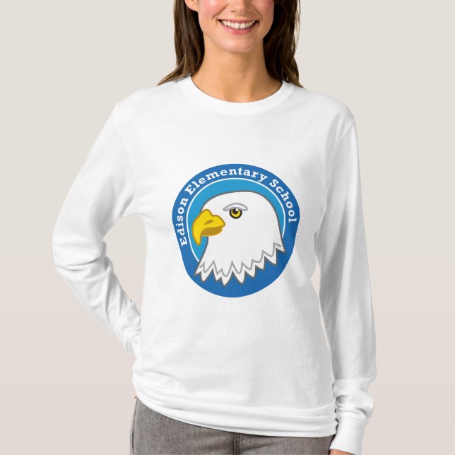 T-shirts Hoodie das senhoras de Eagle (Frente)
