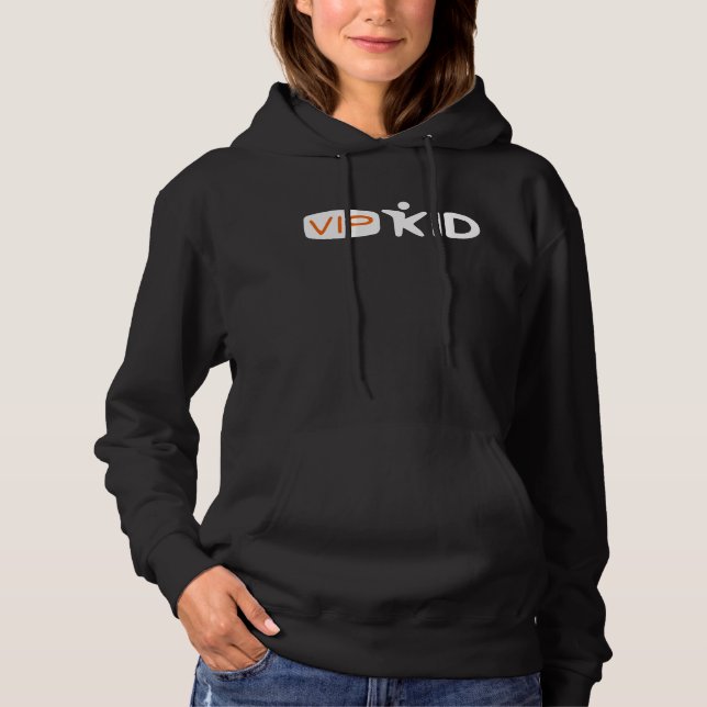 T-shirts Hoodie de VIPKID (preto) (Frente)