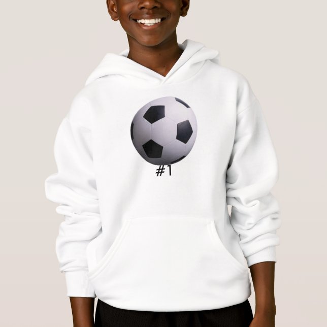 T-shirts hoodie do futebol (Frente)